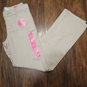 Kids Stretch Fit Beige Pants